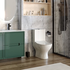 Taliente Унитаз Arte AR35045+Nero pulsante напольный с бачком – фотография-4